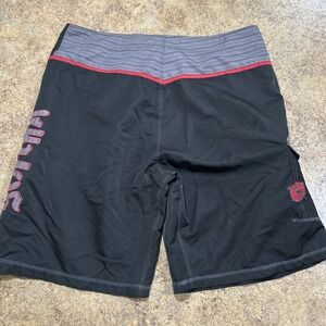 Vintage Y2k Gotcha Boardshorts Size 38 Black Surf Beach Baggy